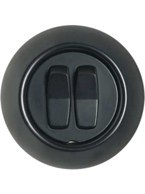 Schneider Electric - RENOVA STR?MST?LLARE D-TRP - Rocker switch, Flush mounted, 83 x 83 x 18 mm, double 2-way, RENOVA STR?MST?LLARE D-TRP, Schneider Electric