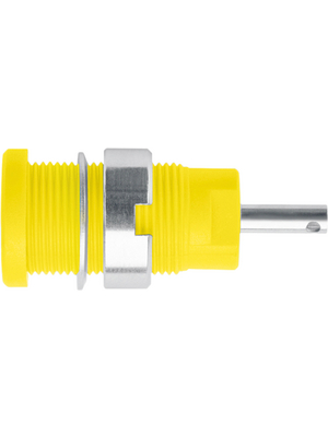 Schtzinger - SEB 6525 NI / GE - Safety Socket ? 4 mm yellow CAT III N/A, SEB 6525 NI / GE, Schtzinger