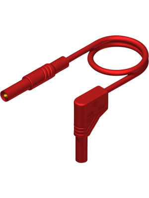 SKS Kontakttechnik - MLS WG 25/1 red - Safety test lead ? 4 mm red 25 cm 1 mm2 CAT III, MLS WG 25/1 red, SKS Kontakttechnik
