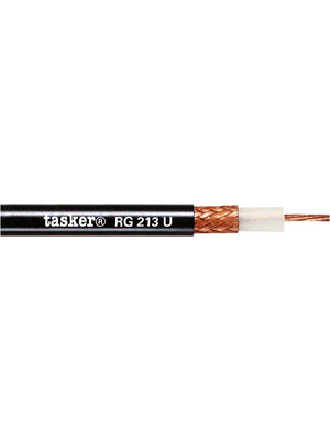 Tasker - RG213 - Coaxial Cable   1 x50 Ohm black, RG213, Tasker