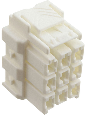 TE Connectivity - 1-1971876-3 - Male Housing Pitch6 mm Poles 3 x 3 Multi row / Free hanging/cable mount Power Triple Lock, 1-1971876-3, TE Connectivity