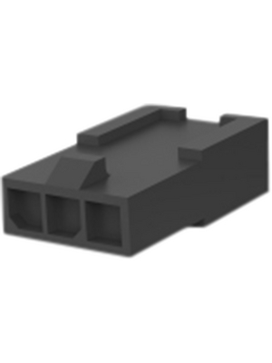 TE Connectivity - 1445049-3 - Crimp housing Pitch3 mm Poles 1 x 3 MATE-N-LOK Micro, 1445049-3, TE Connectivity