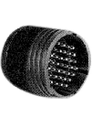 TE Connectivity - 206036-3 - Receptacle CPC1 Poles=16, accepts male contacts / Free hanging/cable mount, 206036-3, TE Connectivity