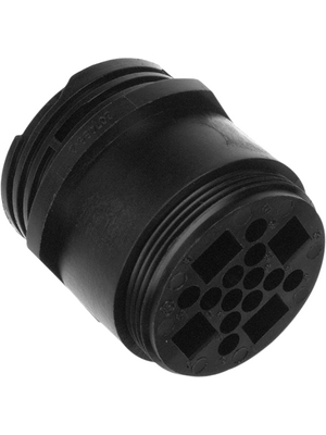 TE Connectivity - 207486-2 - Receptacle CPC4 Poles=16, accepts male contacts / Free hanging/cable mount, 207486-2, TE Connectivity