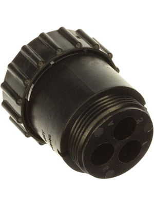TE Connectivity - 213905-1 - Plug CPC5 Poles=3, accepts male contacts / Free hanging/cable mount, 213905-1, TE Connectivity
