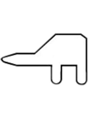 Vogt - 1080c.61 - Star bit Silver-plated brass 1 mm N/A, 1080c.61, Vogt