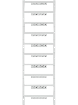 Weidmller - DEK 5/3,5 MC FSZ 1-10 - 1762320001 - Terminal block marking strip, unprinted, DEK 5/3,5 MC FSZ 1-10 - 1762320001, Weidmller