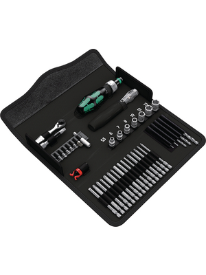Wera - Kraftform Kompakt H1 Holz - Kraftform Kompakt Bit set, 41 p., 41 p., Kraftform Kompakt H1 Holz, Wera