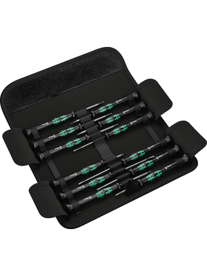 Wera - Kraftform Micro-Set/12 - Screwdriver set 12 p., Kraftform Micro-Set/12, Wera