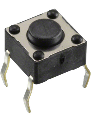 Wrth Elektronik - 430186043716 - Tact Switch THT 12 VDC 50 mA black, 430186043716, Wrth Elektronik