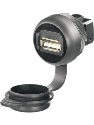 Weidmller - IE-FCM-USB-A - Service interface FrontCom? Micro Coupling, USB 2.0, 1-Port, Type A, IE-FCM-USB-A, Weidmller