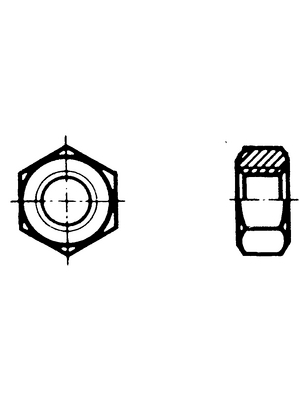 Bossard - M6M M2 - Hex nut M2 M2, M6M M2, Bossard
