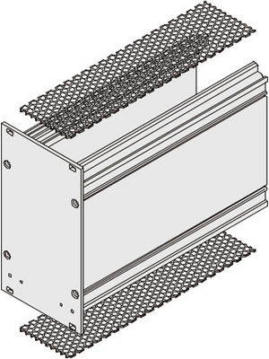 Pentair Schroff - 34812-958 - Cover plate 3 HE 8 TE, 34812-958, Pentair Schroff