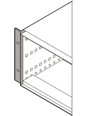 Pentair Schroff - 24571-295 - Bracket Pro aluminium, 24571-295, Pentair Schroff