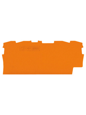 Wago - 2002-1492 - End plate;orange, 2002-1492, Wago