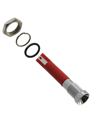 Apem - Q8R1CXXR12E - LED Indicator red 12 VDC, Q8R1CXXR12E, Apem