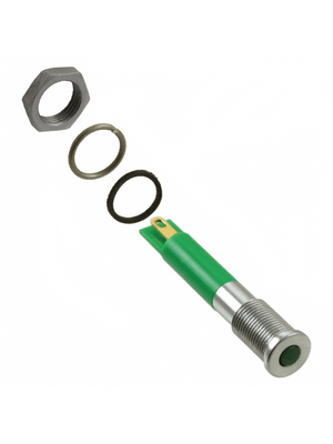 Apem - Q6F1CXXG12E - LED Indicator green 12 VDC, Q6F1CXXG12E, Apem