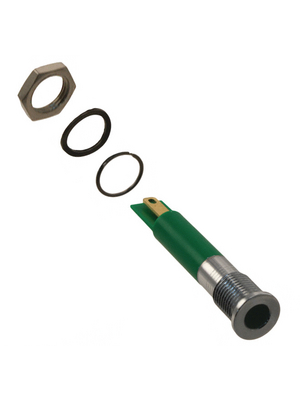 Apem - Q8F1CXXG12E - LED Indicator green 12 VDC, Q8F1CXXG12E, Apem