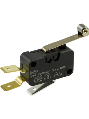 ZF Friedrichshafen AG - D459-V3RD - Micro switch 16 A Roller lever, medium N/A 1 NO+1 NC, D459-V3RD, ZF Friedrichshafen AG