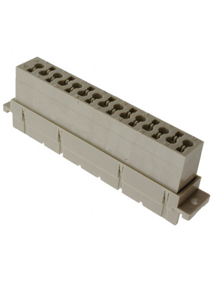 HARTING - 09 06 015 2813 - Multipole socket , H 15-p DIN 41612 1 N/A 15 d + z, 09 06 015 2813, HARTING