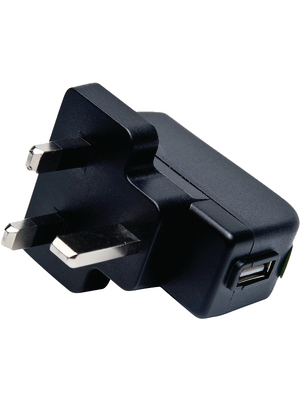 Nordic Power - ADS005A-D 050100 - USB Power Supply, 5 VDC, UK plug, ADS005A-D 050100, Nordic Power