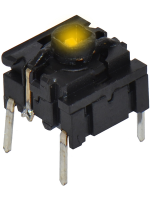 MEC - 5GTH93542 - PCB Switch THT 24 VDC 50 mA yellow, 5GTH93542, MEC