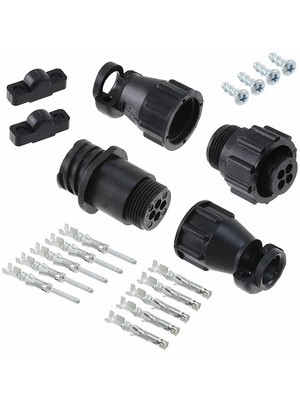 TE Connectivity - 737094-2 - Connector-set CPC1 Poles=4 N/A Male / Female Housing size11, 737094-2, TE Connectivity