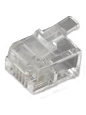 MH Connectors - MHRJ126P4CR - Modular plug 4, MHRJ126P4CR, MH Connectors