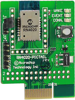 Microchip - RN-4020-PICTAIL - RN4020 Bluetooth PICtail/PICtail Plus, RN-4020-PICTAIL, Microchip