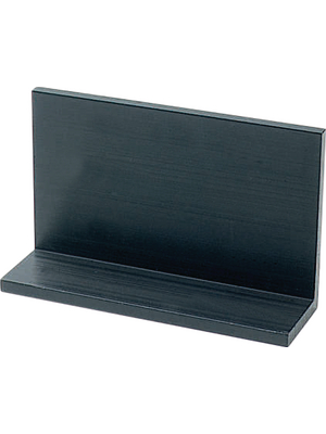 Austerlitz Electronic - L-PROFIL 80MM - Heat sink 80 mm black anodised, L-PROFIL 80MM, Austerlitz Electronic