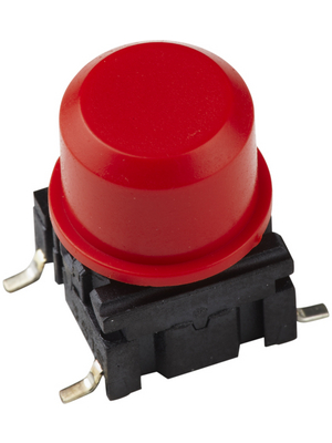 MEC - 1DS08 - Cap round ? 9.6 mm red, 1DS08, MEC