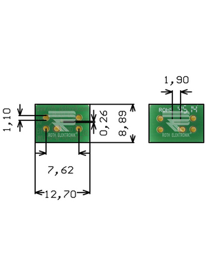 Roth Elektronik - RE937-06 - Prototyping board FR4 Epoxide + chem. Au, RE937-06, Roth Elektronik