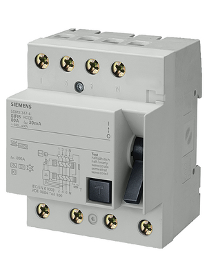 Siemens - 5SM3642-4 - Residual current device 25 A 300 mA 4, 5SM3642-4, Siemens