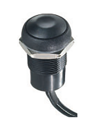 Apem - IRR1F422 - Push-button Switch Latching function black, IRR1F422, Apem