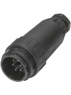 Amphenol - C016 10I008 002 1 - Male cable connector Poles 8+PE, C016 10I008 002 1, Amphenol