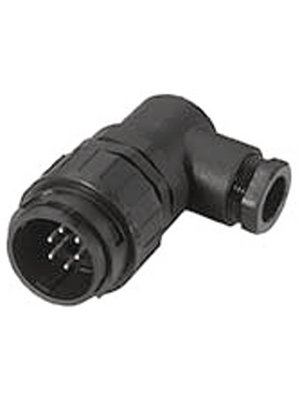 Amphenol - C016 10K008 002 1 - Male cable connector, angled Poles 8+PE, C016 10K008 002 1, Amphenol