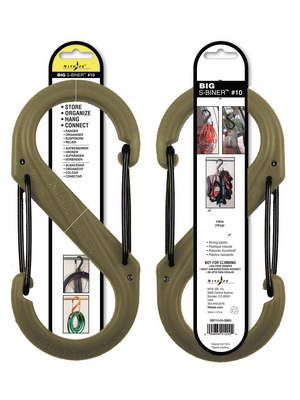Nite Ize - SBP10-03-28BG - Carabiner, plastic coyote brown, SBP10-03-28BG, Nite Ize