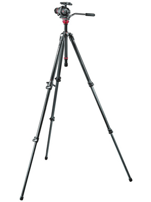 Manfrotto - 755CX3-M8Q5 - Carbon tripod with photo/movie head, 755CX3-M8Q5, Manfrotto