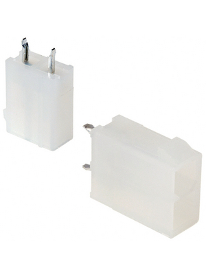 TE Connectivity - 1586037-2 - Straight header Pitch4.2 mm Poles 2 x 1 VAL-U-LOK, 1586037-2, TE Connectivity