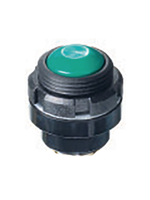 Apem - IZPR3S432 - Push-button Switch Momentary function green, IZPR3S432, Apem