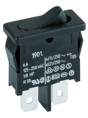 Marquardt - 1901.1102 - Rocker switch 1P 6 A  AC1 250 VAC, 1901.1102, Marquardt