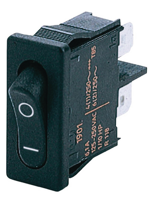 Marquardt - 1901.1103 - Rocker switch 1P 6 A  AC1 250 VAC, 1901.1103, Marquardt