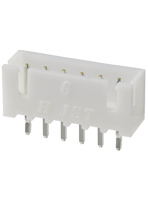 JST - B6B-XH-A - Pin header, single-row straight 6-pin Pitch2.5 mm Poles 6 XH, B6B-XH-A, JST