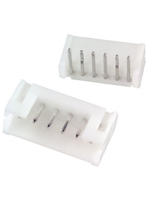 JST - S6B-PH-K-S - Pin header, single-row 90 6-pin Pitch2 mm Poles 6 PH, S6B-PH-K-S, JST