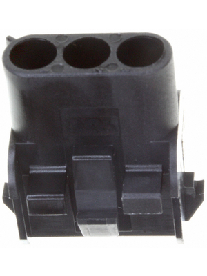 TE Connectivity - 1-480701-9 - Receptacle housing Pitch6.35 mm Poles 1 x 3 accepts male or female contacts / Single row MATE-N-LOK Universal, 1-480701-9, TE Connectivity