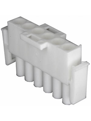 TE Connectivity - 640581-1 - Plug housing Pitch6.35 mm Poles 1 x 6 accepts male or female contacts / Single row MATE-N-LOK Universal, 640581-1, TE Connectivity