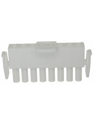 TE Connectivity - 640582-1 - Plug housing Pitch6.35 mm Poles 1 x 8 accepts male or female contacts / Single row MATE-N-LOK Universal, 640582-1, TE Connectivity