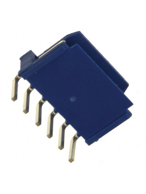 Amphenol/FCI - 76382-306LF - Pin header, Dubox 6-pin 90 Pitch2.54 mm Poles 6 Dubox, 76382-306LF, Amphenol/FCI