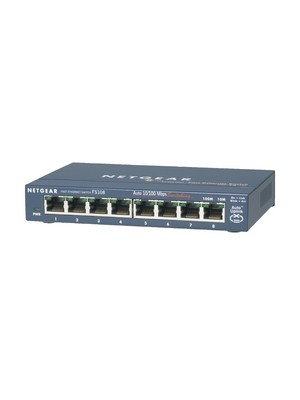 Netgear - FS108-300PES - Switch 8x 10/100, Desktop, FS108-300PES, Netgear