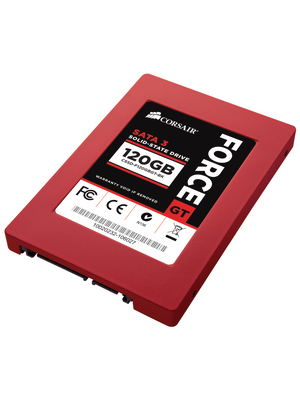 Corsair - CSSD-F120GBGT-BK - SSD Force GT 2.5" 120 GB SATA 6 Gb/s, CSSD-F120GBGT-BK, Corsair